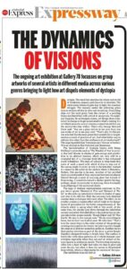 2018.7.4 The New Indian Express Contemporary Vision