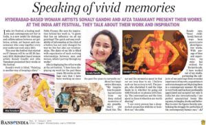 2019.1.21 Hans India Art Festival 2019