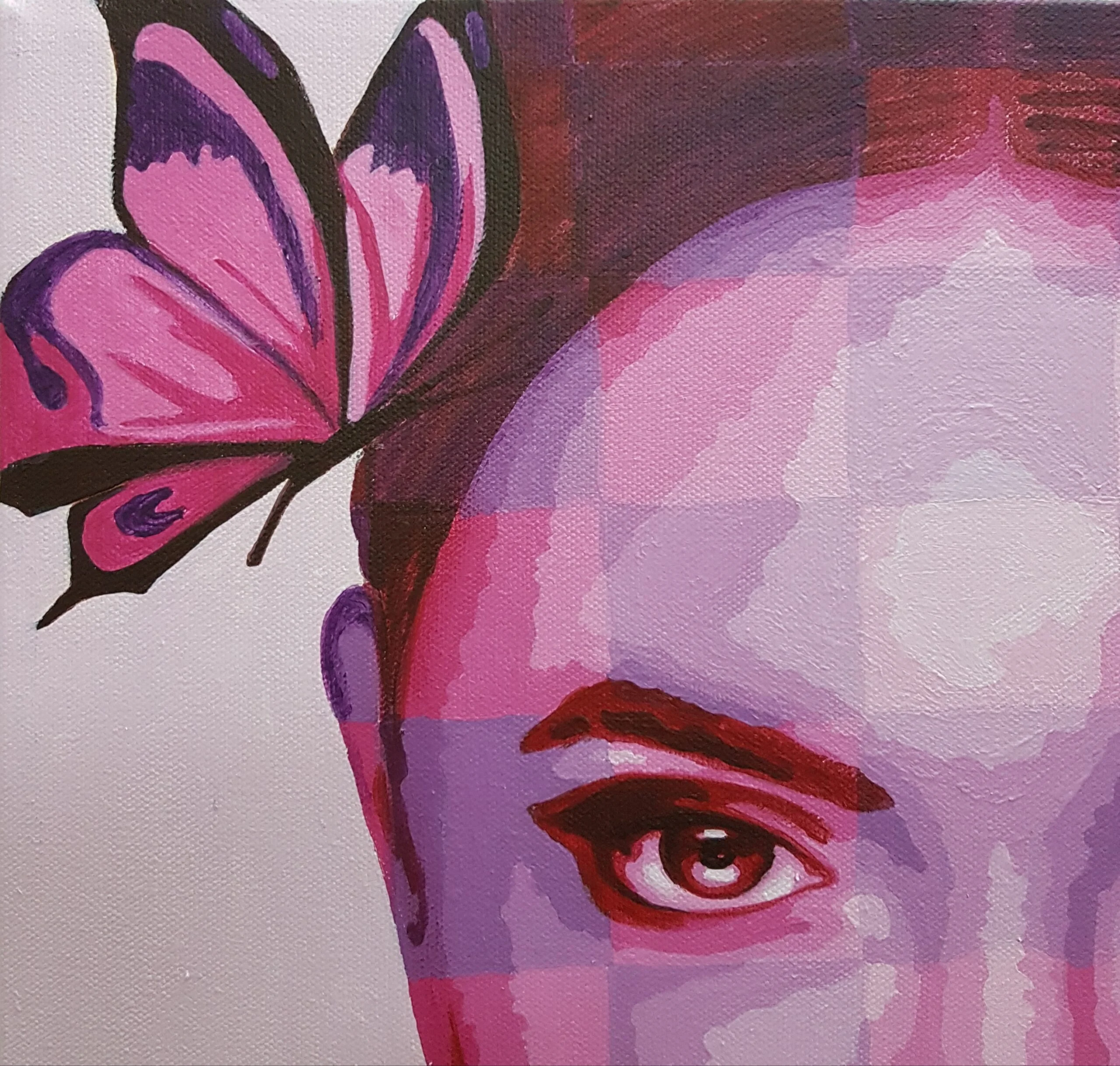 Lady and Butterflies - Image 4
