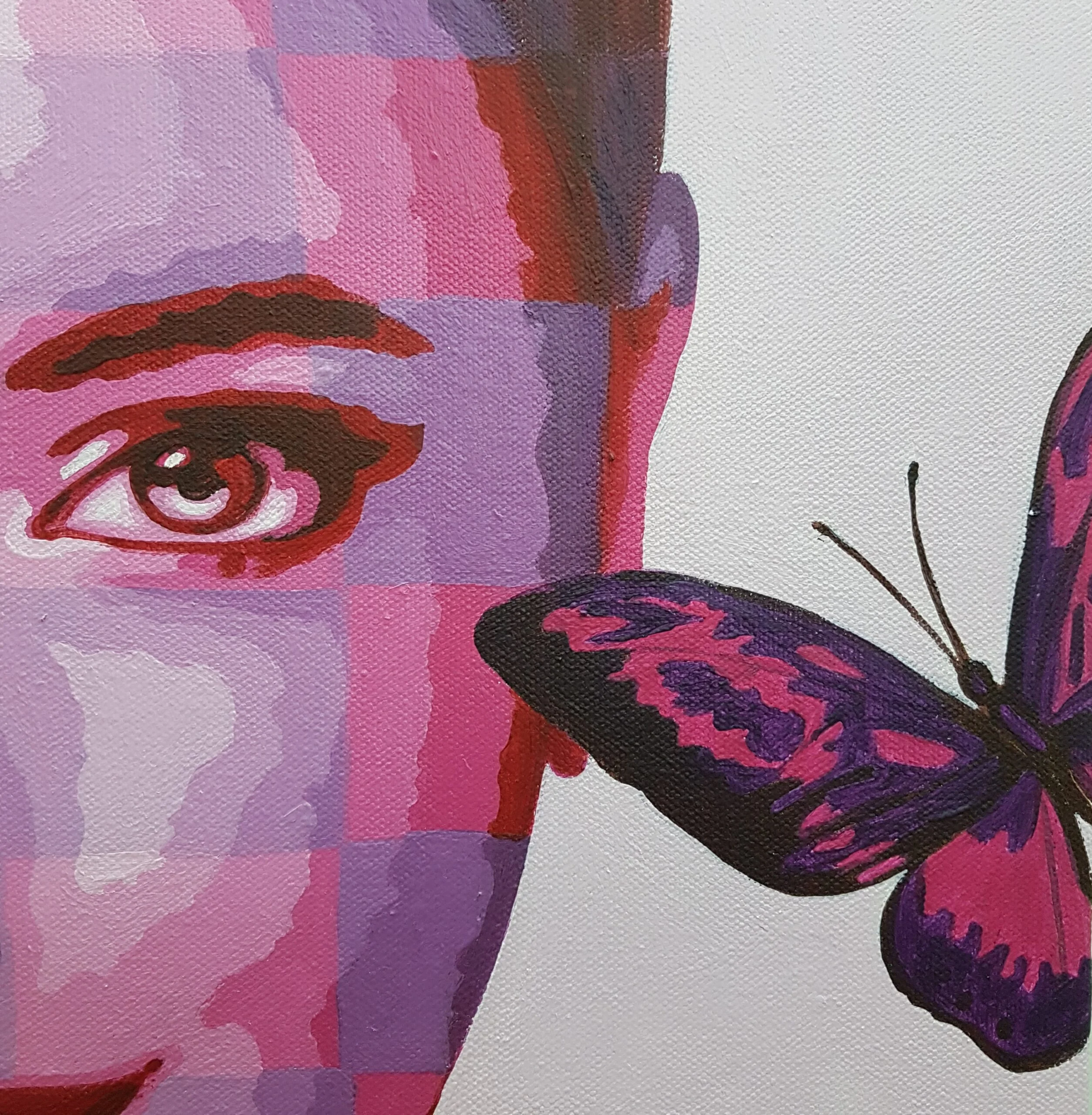 Lady and Butterflies - Image 3