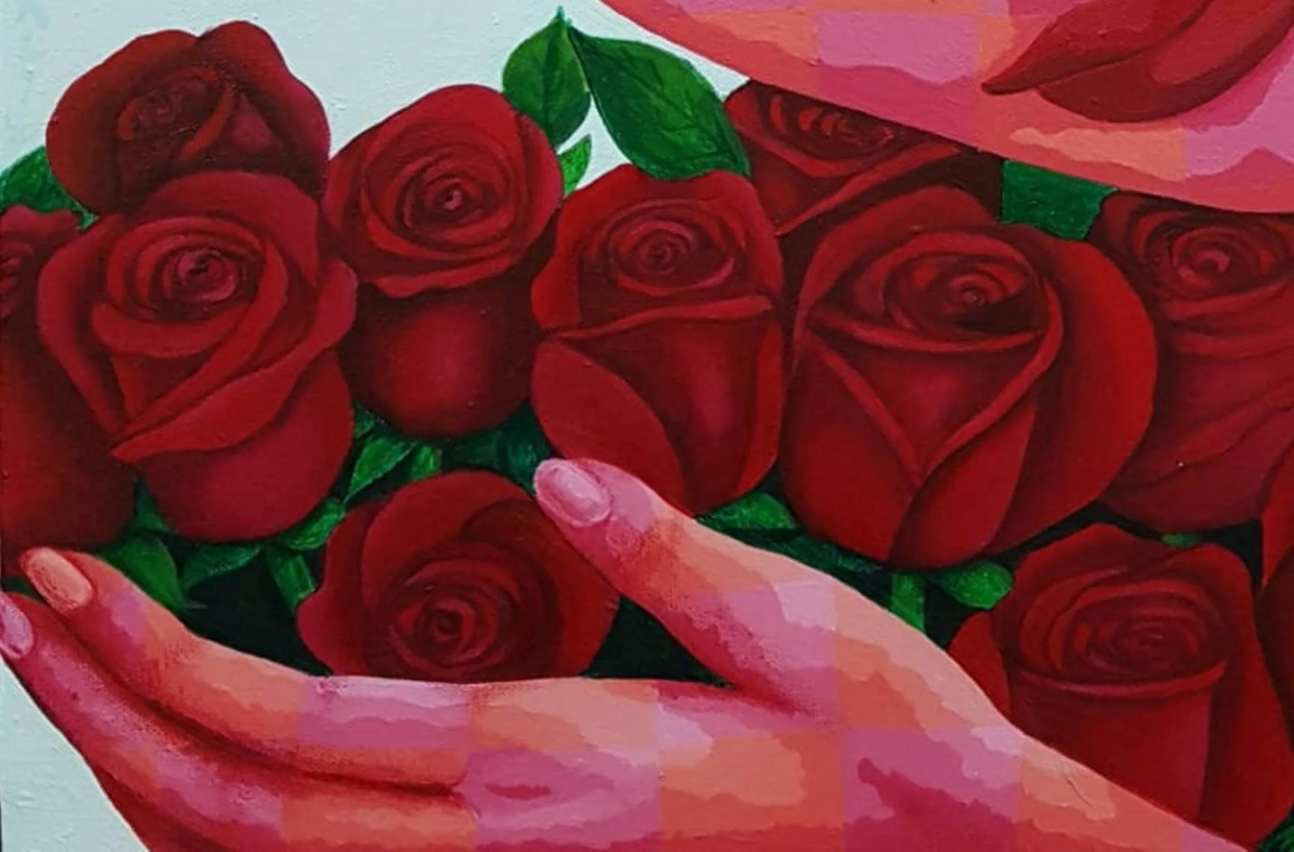 Lady and Roses - Image 2