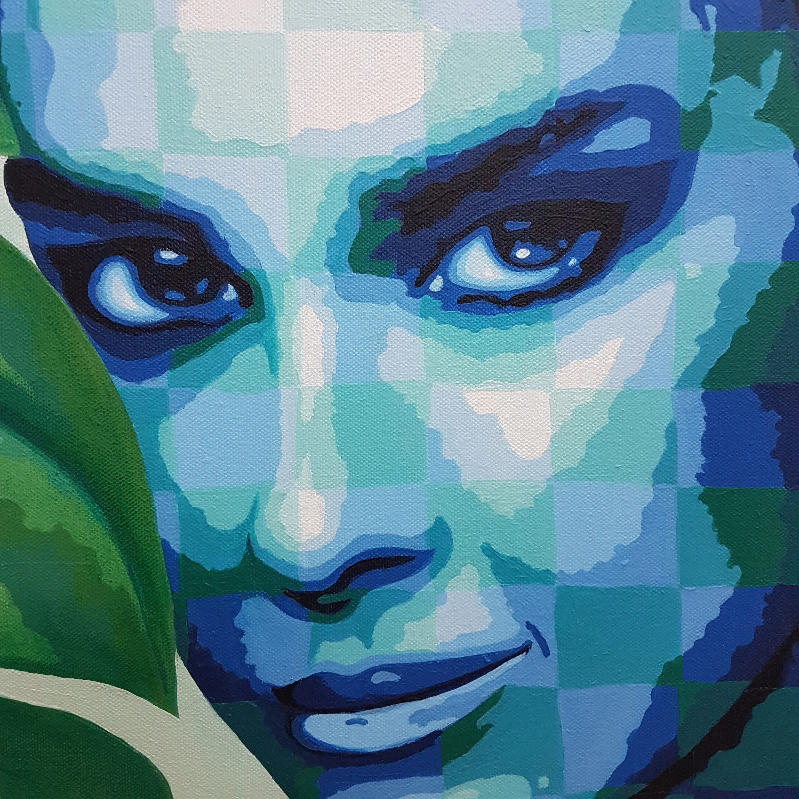 Lady and Leaves - Image 2