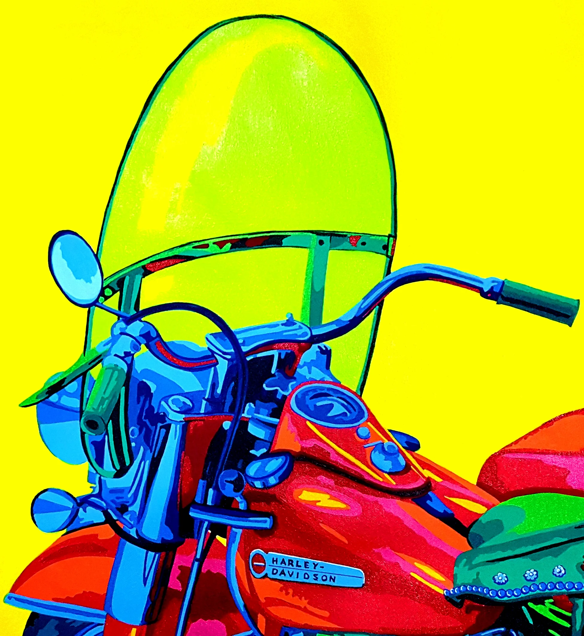 Harley Davidson with sidecar 1950 - Image 4
