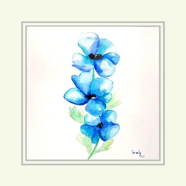 Blue Poppies - Image 2